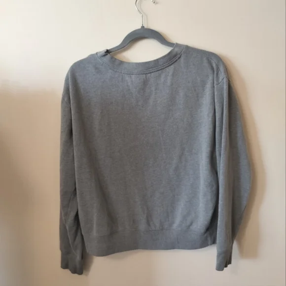 PINK gray crewneck size small - Picture 3 of 3
